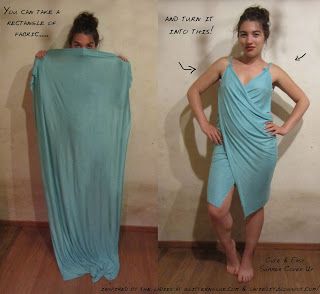 seeing the wrap done well in another color :D Diy Beach Cover Up, Beach Dresses Diy, Swimsuit Coverup Ideas, Diy Wrap Dress, Beach Wrap Dress, Diy Swimsuit, Swimsuit Wrap, Diy Beach, Popular Diy