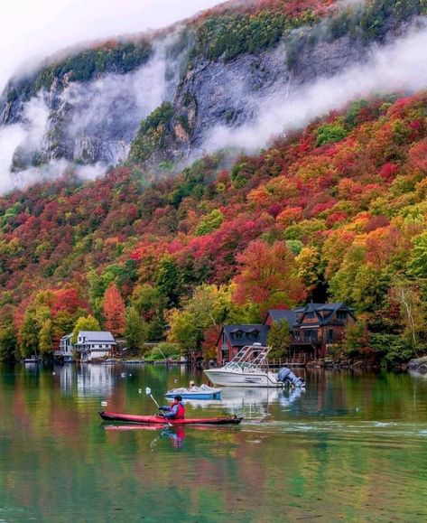 Civil Engineering Discoveries on LinkedIn: Lake Willoughby In Vermont, USA ✈️🌊😉 To Travel & Visit The Most… Vermont Fall, Bucket List Travel, Vermont Usa, Invisible Cities, Adventure Vacation, Take A Hike, Travel List, Beautiful Places In The World, Civil Engineering