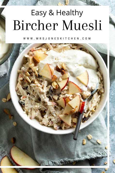 Musli Recipe, Muesli Recipe Breakfast, Overnight Oats Meal Prep, Oats Meal Prep, Bircher Muesli Recipe, Overnight Muesli, Oats Meal, Muesli Breakfast, Muesli Recipe