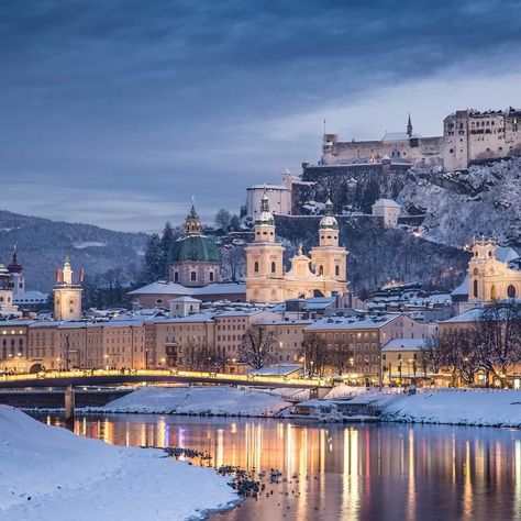 Salzburg, #Austria Christmas Dreaming, Innsbruck, Round The World, Central Europe, Winter Aesthetic, Salzburg, Eastern Europe, Czech Republic, Magical Places