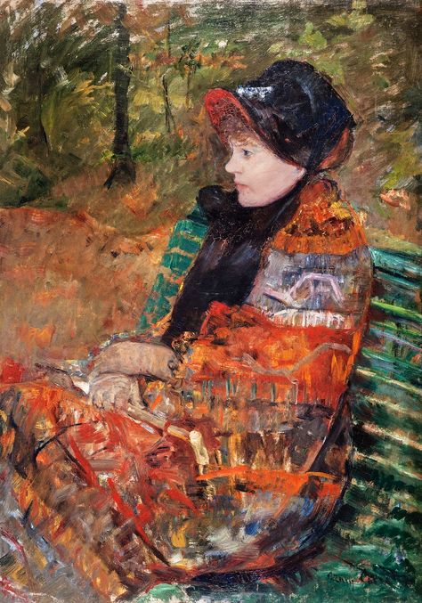 Autumn, portrait of Lydia Cassatt (1880) by Mary Cassatt. Original portrait painting from The Art Institute of Chicago. Digitally enhanced by rawpixel. | free image by rawpixel.com Cassatt Mary, Mary Cassatt Art, Berthe Morisot, Mary Cassatt, Kunsthistorisches Museum, Edouard Manet, Impressionist Artists, Albrecht Durer, Camille Pissarro