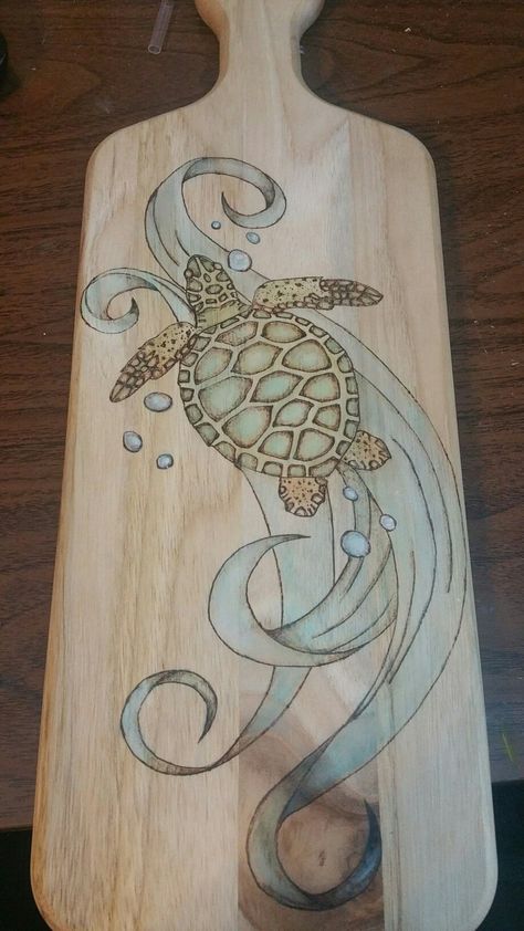 Wood Burning Turtle, Beach Wood Burning, Sea Turtle Crafts, Woodworking Plans Patterns, Wood Burning Patterns Stencil, Wood Burning Stencils, Wood Burn Designs, Pyrography Patterns, Woodburning Projects