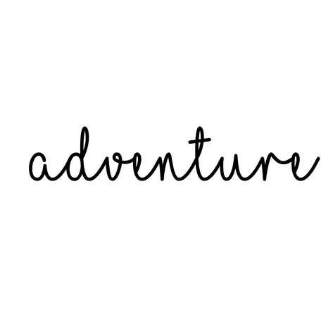 adventure cricut silhouette cameo air one two svg design font Show your love for travel and all things wanderlust with this Adventure vinyl decal!  ▪ Do you love all things adventure? Then you should totally click below to see one of my favorite adventure decals in the shop!  Perfect for adding a personal touch from your cricut/silhouette to any smooth flat surface like: your Jeep or car, Laptop or MacBook, Yeti tumbler cup, water bottle, bedroom, nursery, iPad, and even school or work binders a Travel Fonts, Adventure Fonts, Work Binder, Word Drawings, 2023 Goals, Adventure Svg, Air One, Travel Album, Heart Words