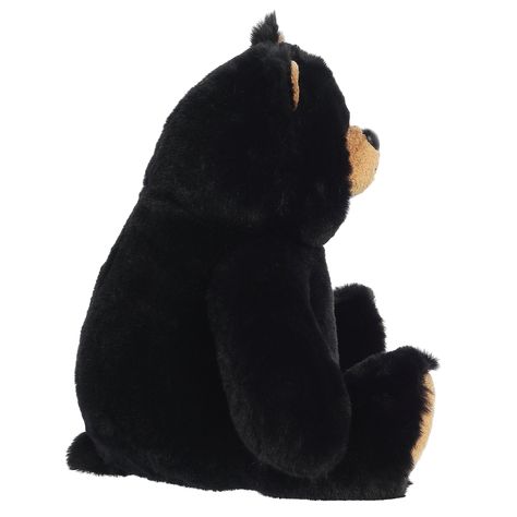 Black Stuffed Animal, Animal Traits, Black Teddy Bear, Floppy Ears, Paw Pads, Facial Expression, Bunny Plush, Bear Plush, Black Bear