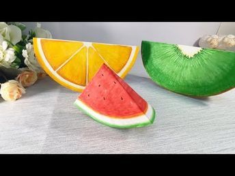 How to Make 3D fruits | Paper Craft Paper Fruit, Fruit Crafts, Fruits For Kids, Colorful Paper, Vegetable Basket, Orange Fruit, Paper Crafts For Kids, 3d Paper, Paper Models