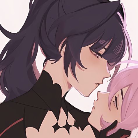 art cr: ??? #honkaiimpact #hi3 #elymei #matching #icon #pfp Raiden Mei And Elysia Matching Pfp, Elysia And Mei Matching Pfp, Elymei Matching Icons, Jerome Core, Girl Matching Pfp Couple, Female X Female Matching Pfp, Hi3 Matching Icons, Bloom Into You Matching Icons, Matching Gl Pfp