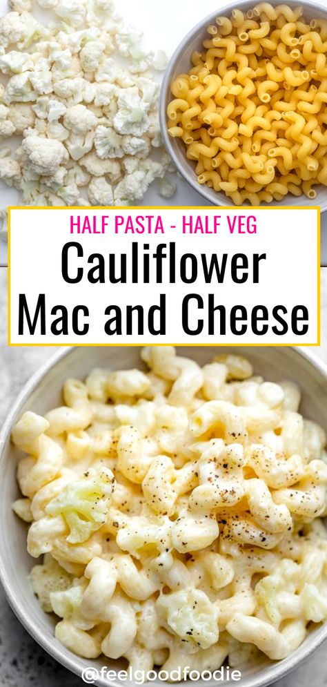 Cauliflower Macaroni Salad, Roasted Cauliflower Mac And Cheese, Gluten Free Cauliflower Mac And Cheese, Cauliflower Recipes Main Dish, Things To Make With Cauliflower, Cauliflower Mac Cheese, Dairy Free Cauliflower Mac And Cheese, Healthy Mac And Cheese Alternative, Healthy Cauliflower Mac And Cheese