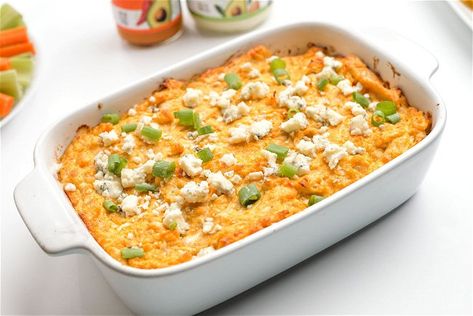 Easy Buffalo Chicken Dip Primal Kitchen Buffalo Chicken, Chicken Dipping Sauce, Baked Buffalo Chicken Dip, Bacon Wrapped Pickles, Buffalo Chicken Dip Easy, Baked Buffalo Chicken, Primal Kitchen, Chicken Dip, Chicken Dips