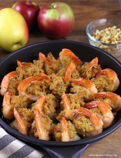 Baked Stuffed Shrimp, Jumbo Shrimp Recipes, Stuffed Shrimp, Kentucky Fried Chicken, Mini Hamburgers, Shrimp Recipes For Dinner, Baked Shrimp, Jumbo Shrimp, Stuffing Mix