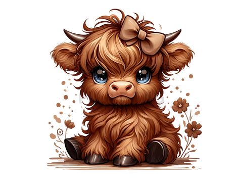 Cow Emoji, Cow Cartoon Images, Koozie Ideas, Highland Cow Painting, Cow Tattoo, Nice Tattoos, Fav Products, Mini Cows