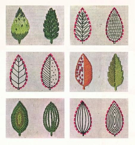 Artsy Embroidery, Bordado Jacobean, Retro Embroidery, Embroidery Leaf, Tree Embroidery, Embroidered Leaves, Embroidery Stitch, Autumn Tree, Crazy Quilting