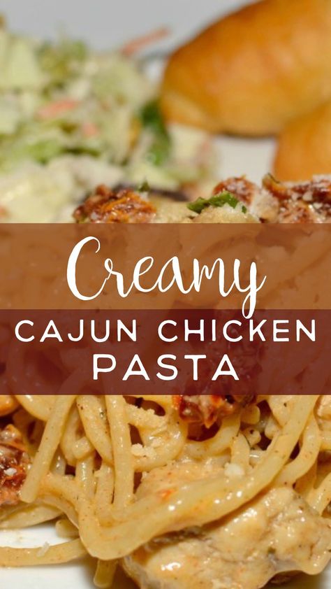 Rotisserie Chicken Cajun Pasta, Light Cajun Chicken Pasta, Cajun Chicken Pasta With Sundried Tomato, Baked Cajun Chicken Pasta, Easy Cajun Chicken Pasta, Cajun Chicken Fettuccine, Creamy Cajun Chicken Pasta, Baked Chicken Spaghetti, Creamy Cajun Pasta