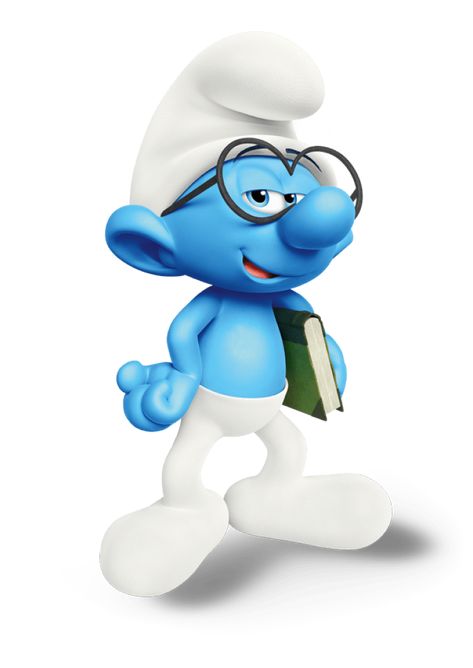 Smurfs Cartoon, Brainy Smurf, The Smurfs 2, Smurf Village, Male Cartoon Characters, Papa Smurf, Old Comic Books, The Magic Flute, The Smurfs