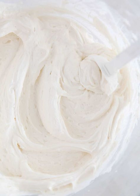 Vanilla Frosting Recipe - I Heart Naptime Cherry Cheesecake Dip Recipe, General Tao Chicken, Vanilla Frosting Recipe, Blt Dip Recipe, Easy Vanilla Frosting, Cherry Cheesecake Dip, Cheesecake Dip Recipe, Vanilla Frosting Recipes, Cream Cheese Recipes Dip