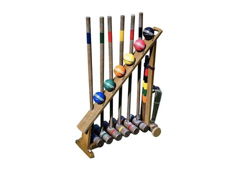 The 10 Best Backyard Games for Adults - PureWow Giant Beer Pong, Croquet Party, Vintage Croquet, Outdoor Table Tennis Table, Pottery Barn Outdoor, Ladder Ball, Croquet Set, Wood Stake, Volleyball Set