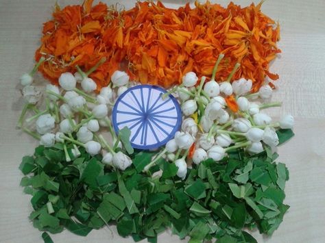 Cute Office decor on independence day Cute Office Decor, Indian Flag, Cute Office, Independence Day, Office Decor, Flag, Flowers