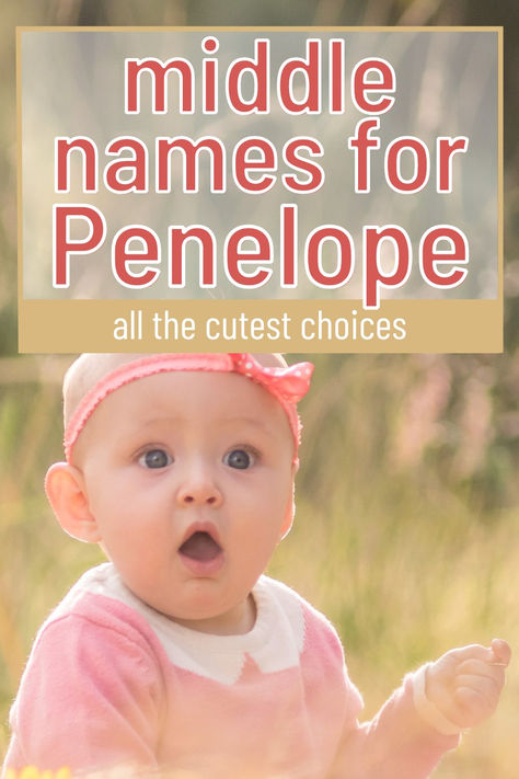 middle names for penelope Penelope Name, Middle Name Ideas, Middle Names For Girls, Middle Names, Gender Neutral Names, Cool Baby Names, Name Ideas, Middle Name, Baby Boy Names