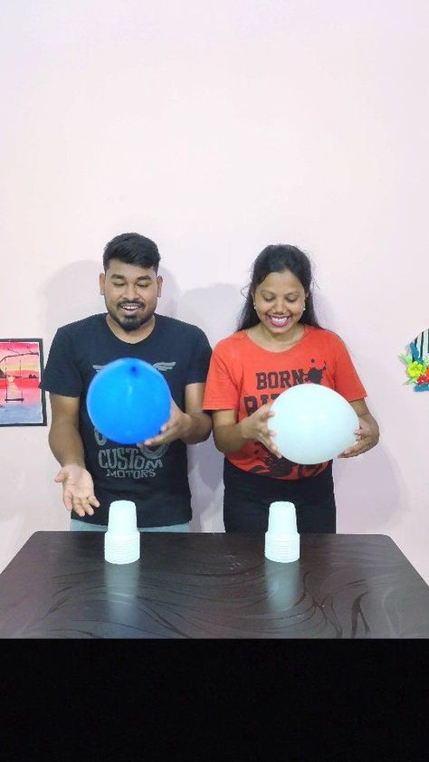 CSK Family Game on Reels | cskfamilygame · Original audio Games With Balloons, Youth Games Indoor, Cup Challenge, Games Indoor, Partner Games, Activity Day Girls, Fun Group Games, Fun Christmas Party Games, Youth Games