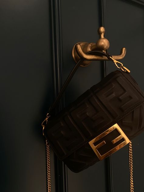 Black quilted bag