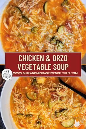 Vegetable Orzo, Meatballs Healthy, Chicken And Orzo, Cream Soups, Soup Ideas, Chilled Soup, Chicken Vegetable, Fall Soup, Orzo Recipes