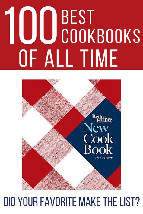 The 100 Best Cookbooks of All Time Best Cookbooks 2023, Best Cookbooks Of All Time, Top 100 Books Of All Time, 100 Classic Books To Read List, Cookbook Categories, Best Cook Books, Book Hoarding, Kitchen Library, Cookbook Club