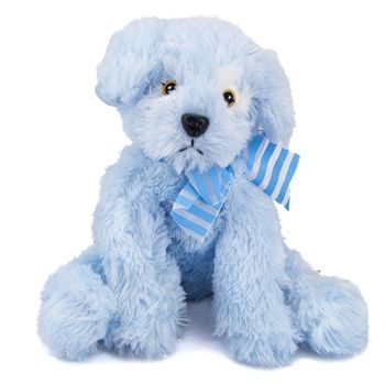 Pup E. Dog the Blue Stuffed Puppy by First and Main Blue Stuffed Animals, Blue Teddy Bear, Dog Stuffed Animal, Kawaii Plush, Kawaii Plushies, Cute Stuffed Animals, Baby Dogs, Dog Toys