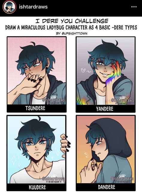 Adrian X Luka, Tsundere Boyfriend, Random Cartoons, Boyfriend Peter, Luka Miraculous Ladybug, Black And Blue Wallpaper, Crazy Boyfriend, Drawing Ideas List, Miraculous Ladybug Oc