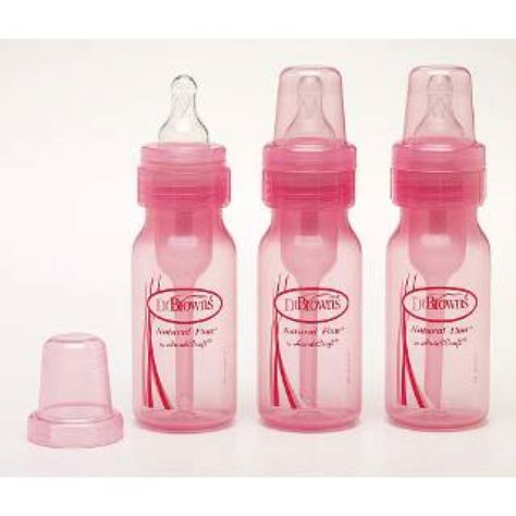 Pink Bottles Dr Brown Bottles, Dr Browns Baby Bottles, Newborn Bottles, Bottles For Breastfed Babies, Best Baby Bottles, Colic Baby, Newborn Feeding, Dr Browns, Baby Feeding Set