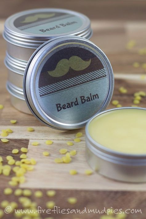 DIY Cedarwood Beard Balm -- I've been wanting to make a homemade beard oil. Maybe I will give this a try! Beard Balm Recipe, Homemade Beard Oil, Diy Beard Balm, Diy Beard Oil, Beard Oil Recipe, Diy Beard, Homemade Holiday Gifts, Thoughtful Gifts For Him, Diy Gifts For Him