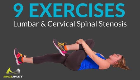 9 exercises for lumbar and cervical spinal stenosis Stenosis Exercises, Chronic Fatigue Remedies, Cervical Spondylosis, Spinal Fusion, Knee Pain Exercises, Neck Exercises, Knee Exercises, Joints Pain Relief, Back Pain Exercises