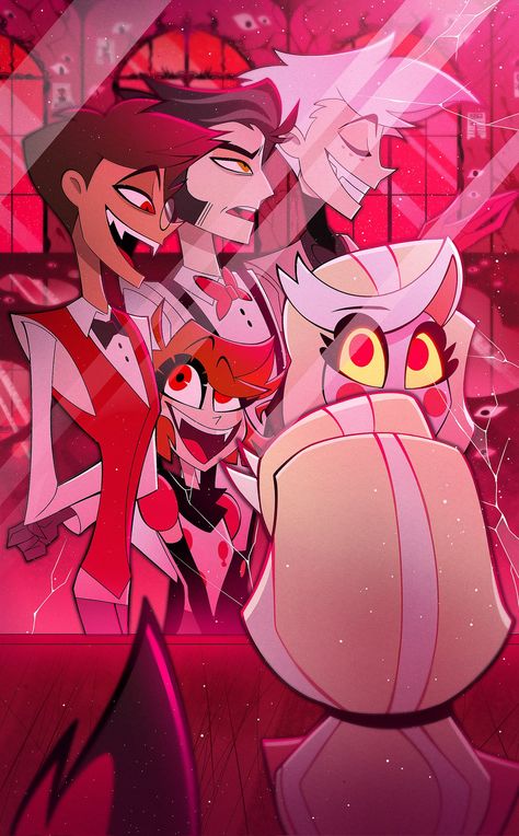 Hazbin Hotel X Y/n, Slay Queen, Hazbin Hotel Charlie, Hotel Trivago, Arte Van Gogh, H Hotel, Monster Hotel, Alastor Hazbin Hotel, Vivziepop Hazbin Hotel