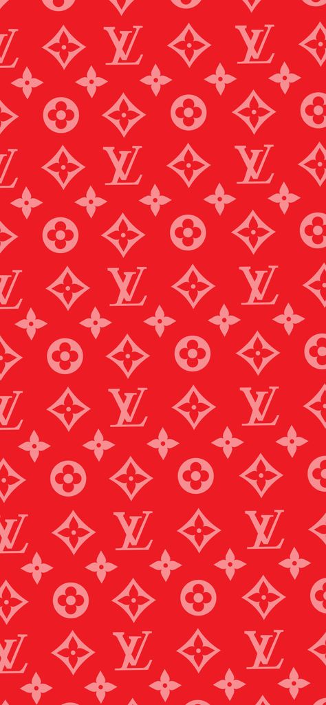 Red Wallpapers For Iphone, Aesthetic Wallpaper For Phone, Mobile Aesthetic, Louis Vuitton Cake, Red Wallpapers, Chanel Wallpapers, Louis Vuitton Supreme, Wallpaper For Phone, Retro Wallpaper Iphone