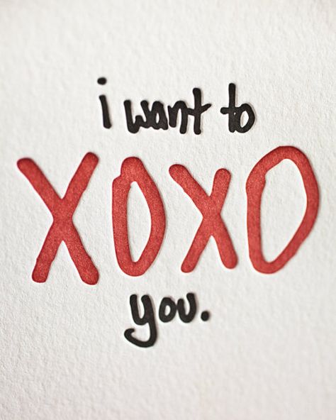 xoxo Letterpress Greeting Cards, E Mc2, Life Humor, Love Notes, Hopeless Romantic, You Funny, Love Is Sweet, The Words, Letterpress