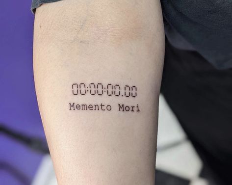 i got this tattoo earlier this year, and today is the two year anniversary so i thought id share - memento mori Unus Annus Tattoo Ideas, Unus Annus Tattoo, Memento Mori Art, Memento Mori Tattoo, Cherry Lady, Cherry Cherry, Two Year Anniversary, Unus Annus, Cool Doodles