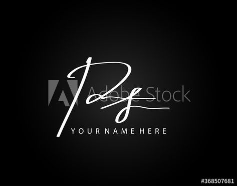 Signature Logo P and S, PS Initial letter. Elegant Handwriting calligraphic signature logo template design. #AD , #Initial, #letter, #Elegant, #Signature, #Logo P Letter Signature, Handwritten Logo Design, Elegant Handwriting, Professional Signature, Elegant Signature, Logo P, S Logo Design, Handwritten Logo, Logo Design Typography