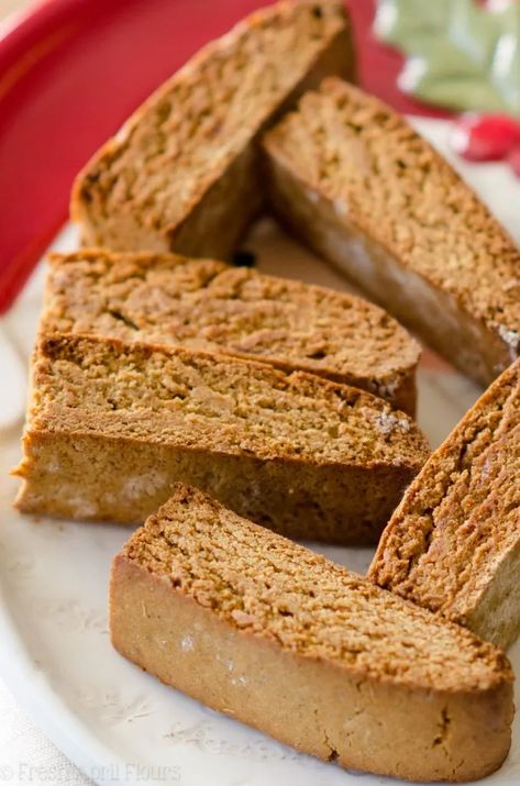 Gingerbread Biscotti Pumpkin Spice Biscotti, Pumpkin Biscotti Recipe, Pumpkin Biscotti Recipe Easy, Pumpkin Potpourri, Ginger Biscotti, Pumpkin Lush, Biscotti Flavors, Pumpkin Biscotti, Gingerbread Biscotti