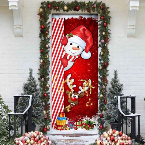 Christmas front door