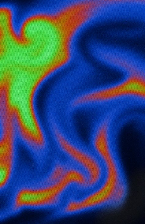 Thermal Colors Art, Heat Camera Art, Gradient Map Graphic Design, Thermal Vision Aesthetic, Thermal Wallpaper Aesthetic, Thermal Color Palette, Heatmap Graphic Design, Heatmap Art, Heat Map Art