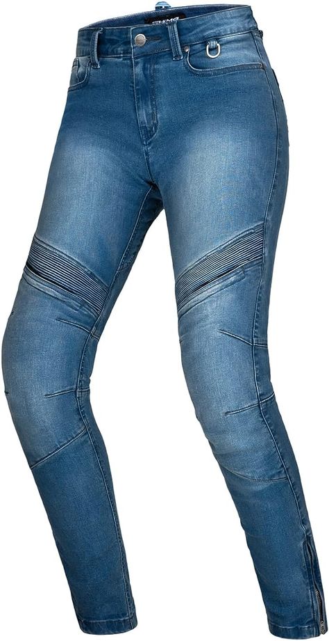 Amazon.com: SHIMA JESS Motorcycle Jeans for Women - Breathable, Elastic, Regular Fit Biker Trousers Womens with Kevlar Layer Blue : Clothing, Shoes & Jewelry Motorcycle Jeans, Blue Clothing, Jeans For Women, Trousers Women, Shoes Jewelry, Shoe Jewelry, Women Jeans, Textiles, Trousers