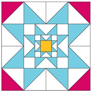 Barn Star Quilt Pattern, Pinwheel Star Quilt Block Pattern, Double Sawtooth Star Quilt Block Free Pattern, Star Within A Star Quilt Block, Falling Star Block Pattern, 12 Inch Ohio Star Quilt Block, 12 1/2 Inch Star Quilt Block Patterns Free, Mistake Star Quilt Block, Mccalls Quilting