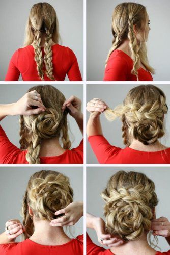 Favorite Braid Hair Tutorials ★ See more: https://glaminati.com/favorite-braid-hair-tutorials/ Hair Updos Tutorials, Old Hairstyles, Braid Hairstyle, Peinados Fáciles Para Cabello Corto, Braid Hair, Penteado Cabelo Curto, Braided Hairstyles Tutorials, Trending Hairstyles, Hair Tutorials