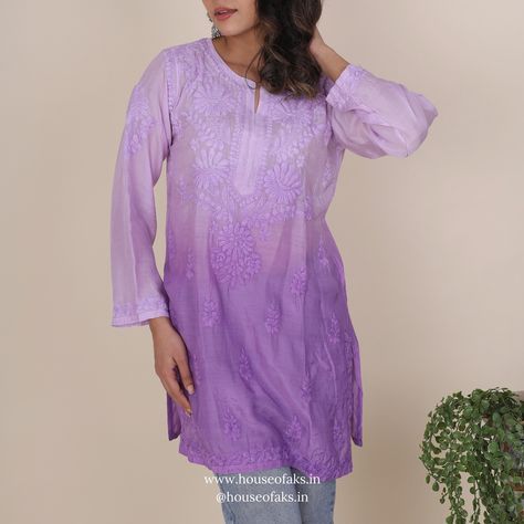 ~ M E H E R ~ Step into elegance with our Purple Ombre Chikankari Kurti from the Meher collection. Perfect for a day out or a casual gathering, it blends tradition with modern vibes effortlessly. 💜 Stay tuned for the rest of the vibrant colors in this stunning collection! Shop now on www.houseofaks.in 🤍 { Chikankari, Chikan embroidery, Chikan, ethnic wear } #chikankari #chikanembroidery #chikansuits #chikankurti #chikankurta #ethnicwear Chikan Embroidery, Chikankari Kurti, Purple Ombre, Modern Vibe, Ethnic Wear, Stay Tuned, Vibrant Colors, Shop Now, Embroidery