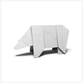 Origami Patterns | Pages | WWF Bear Origami, Origami Sculpture, Origami Turtle, Origami Cube, Origami Yoda, Polar Bear Art, Origami Step By Step, Origami Diagrams, Origami Lamp