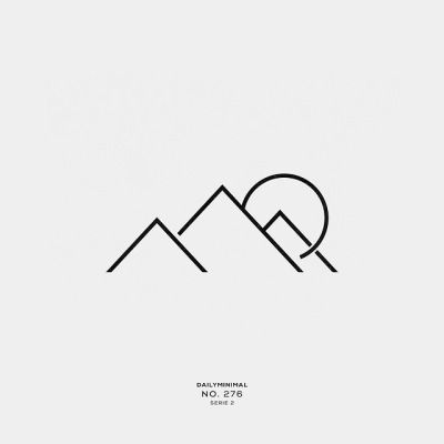 Simple Moutain Tattoos For Women, Berg Tattoo, Daily Minimal, Tattoo Ideas Males, Mountain Tattoo Simple, Arte Doodle, Minimal Drawings, Geometric Tattoo Design, Tattoos Geometric