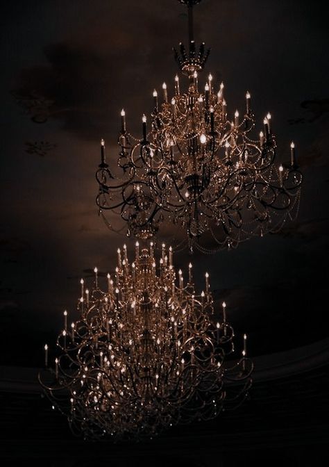 Chandelier Aesthetic Dark, Chandelier Aesthetic, Rose Gold Car, Gothic Living Room, Castle Aesthetic, Royal Aesthetic, Ralph Macchio, Random Inspiration, Gold Aesthetic