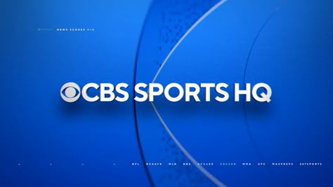 CBS Sports HQ Motion Graphics and Broadcast Design Gallery News Motion Graphics, Broadcast Graphics, Interactive Gallery, Motion Logo, Eye Logo, 3d Motion, Sports Graphics, Simple Graphic, Moving Image