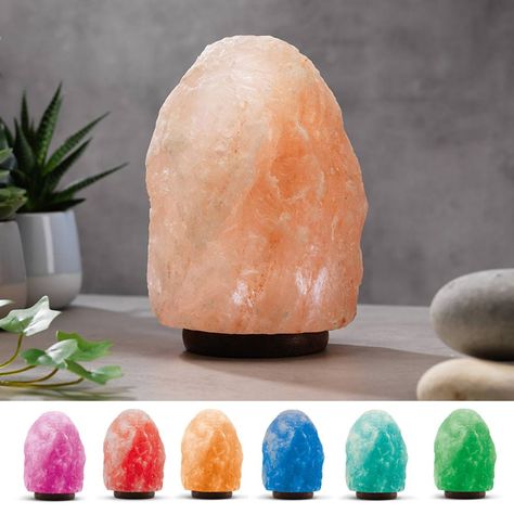 Himalayan salt lamp decor