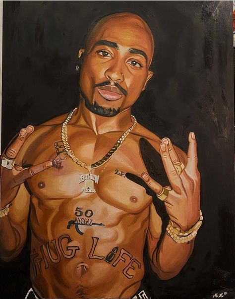 Tupac Graffiti Art, 2pac Paintings, Rapper Art Drawing, Tupac Painting, Tupac Shakur Art, 2pac Artwork, Tupac Artwork, Symbols Tattoos, 2pac Art