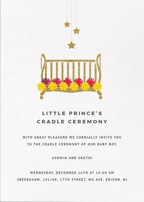 Inytes: Online Invitations for Indian Parties and Events Cradle Ceremony Invitation, Cradle Decoration, Baby Naming Ceremony, Naming Ceremony Invitation, Naming Ceremony Decoration, Baby Boy Invitations, Online Invitation Card, Cradle Ceremony, Caricature Wedding