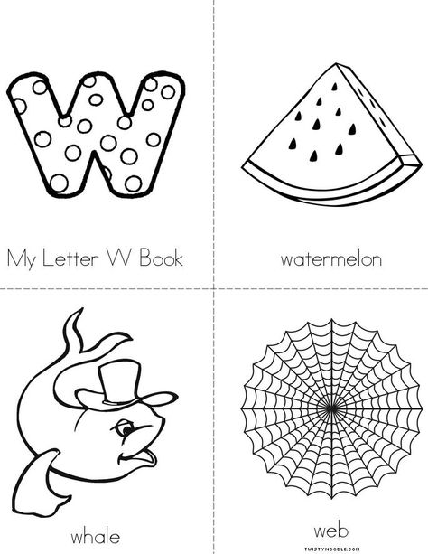 Letter W Crafts, Letter W Activities, Preschool Alphabet Book, Alphabet School, Kindergarten Art Activities, Daycare Lesson Plans, Abc Preschool, Alphabet Letter Activities, Alphabet Writing Practice